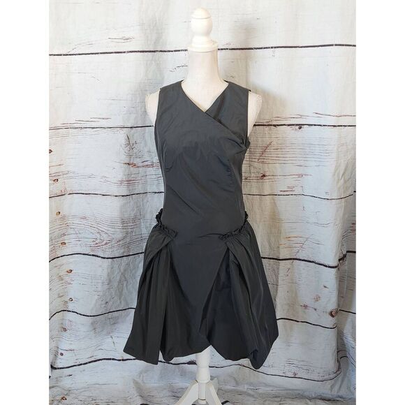 Carven Drop Waist Gathered Dress Size 38/ 6 - Picture 1 of 8